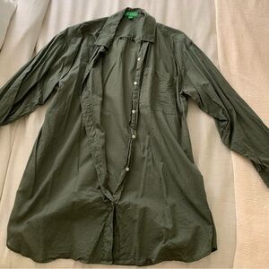 J. Crew Button up cotton voile shirt